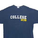 GILDAN UCSB College Mens T-Shirt Blue USA L