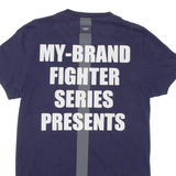 MY BRAND Skull Rhinestones Mens T-Shirt Blue XL