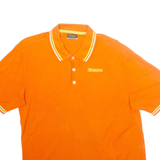 KAPPA Mens Polo Shirt Orange L