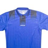 ADIDAS Mens Polo Shirt Blue M