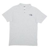 THE NORTH FACE Mens Polo Shirt Grey S
