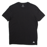 ADIDAS Mens T-Shirt Black S