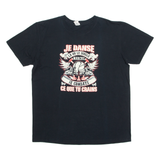 GILDAN Fire Service Mens T-Shirt Black XL