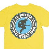 GILDAN Ed Sheeran Mens Band T-Shirt Yellow M
