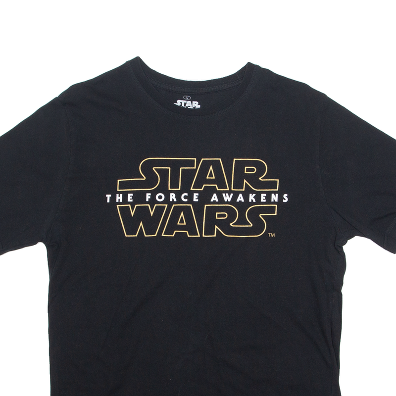 STAR WARS The Force Awakens Mens Band T-Shirt Black L