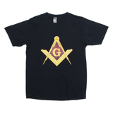 GILDAN Freemason Mens T-Shirt Black S