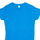 GILDAN Womens T-Shirt Blue L
