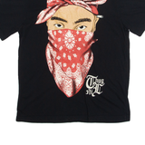 UNDERGROUND Tupac Mens Band T-Shirt Black M