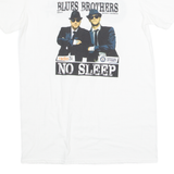 GILDAN Maxi B Blues Brothers Radio Mens T-Shirt White S
