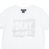 DKNY Mens T-Shirt White L