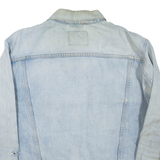 LEVI'S Distressed Mens Denim Jacket Blue M