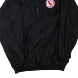 MAJESTIC Mens Pullover Jacket Black USA XL