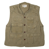 TRAIL Mens Gilet Brown L