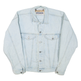 GUESS Mens Denim Jacket Blue L