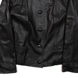 Womens Jacket Black Faux Leather L