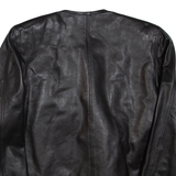 Womens Jacket Black Faux Leather L