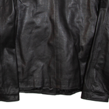 Womens Jacket Black Faux Leather L