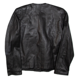 Womens Jacket Black Faux Leather L
