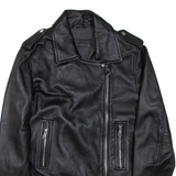 OAKWOOD Womens Jacket Black Faux Leather L