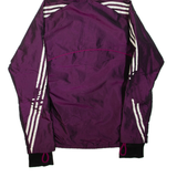 ADIDAS Mens Track Jacket Purple Hooded M