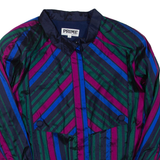 PRIME COLLECTION Mens Jacket Blue Striped L