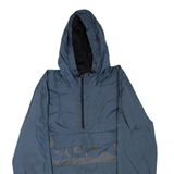 REEBOK Mens Anorak Jacket Blue Hooded L