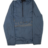 REEBOK Mens Anorak Jacket Blue Hooded L