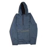 REEBOK Mens Anorak Jacket Blue Hooded L