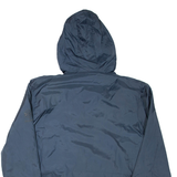 REEBOK Mens Anorak Jacket Blue Hooded L