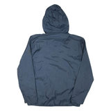 REEBOK Mens Anorak Jacket Blue Hooded L