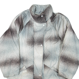 Womens Puffer Jacket Grey L