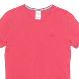 ADIDAS Womens T-Shirt Pink UK 10