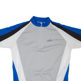 TCM Cycling Mens Jersey Grey 1/2 Zip L