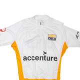 SELEKT Cycling Mens Jersey White 1/4 Zip L