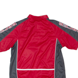 STOKE Cycling Mens Jersey Red 1/4 Zip S