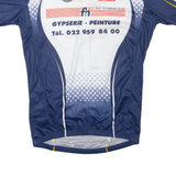 TEKER Cycling Full Zip Mens Jersey Blue L