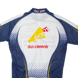 TEKER Cycling Full Zip Mens Jersey Blue L