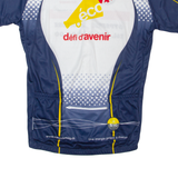 TEKER Cycling Full Zip Mens Jersey Blue L