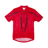 ODLO Cycling Mens Jersey Red 1/2 Zip M