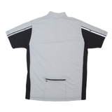 GONZO Cycling Mens Jersey Grey 1/4 Zip XL