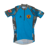 ODLO Cycling Mens Jersey Blue 1/2 Zip L