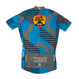 ODLO Cycling Mens Jersey Blue 1/2 Zip L