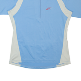 PULP Cycling Mens Jersey Blue 1/2 Zip XL