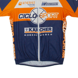 RAIFFEISEN Cycling Full Zip Mens Jersey Blue S