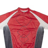 NAKAMURA Cycling Full Zip Mens Jersey Red L