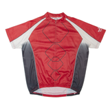 NAKAMURA Cycling Full Zip Mens Jersey Red L