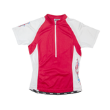 IXS Cycling Mens Jersey Red 1/2 Zip S