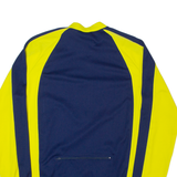 BIKEPULS Cycling Full Zip Mens Jersey Blue Long Sleeve 1/2 Zip XL