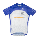 OWAYO Cycling Full Zip Mens Jersey Blue S