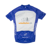 OWAYO Cycling Full Zip Mens Jersey Blue S